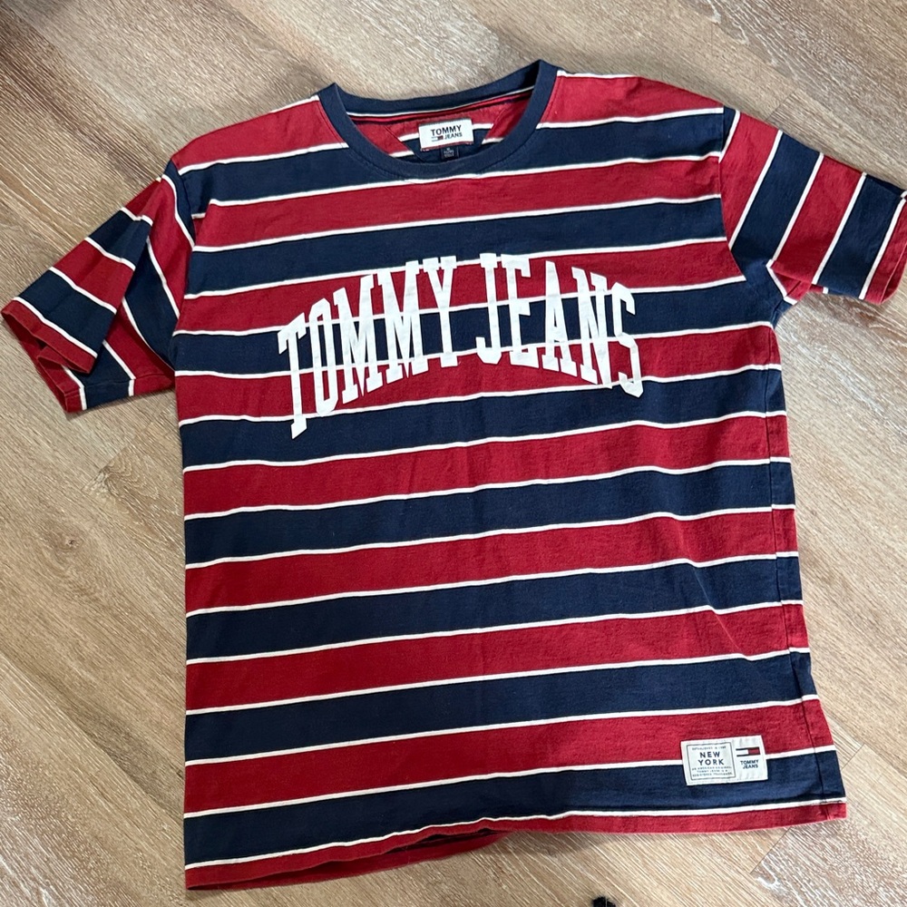 Tommy Hilfiger vintage Red and Blue Striped Tee